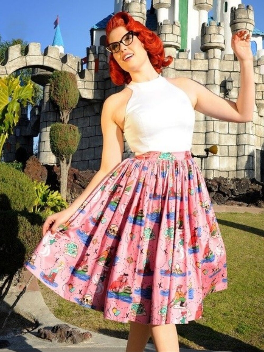 Pinup Couture Neverland Jenny Skirt M